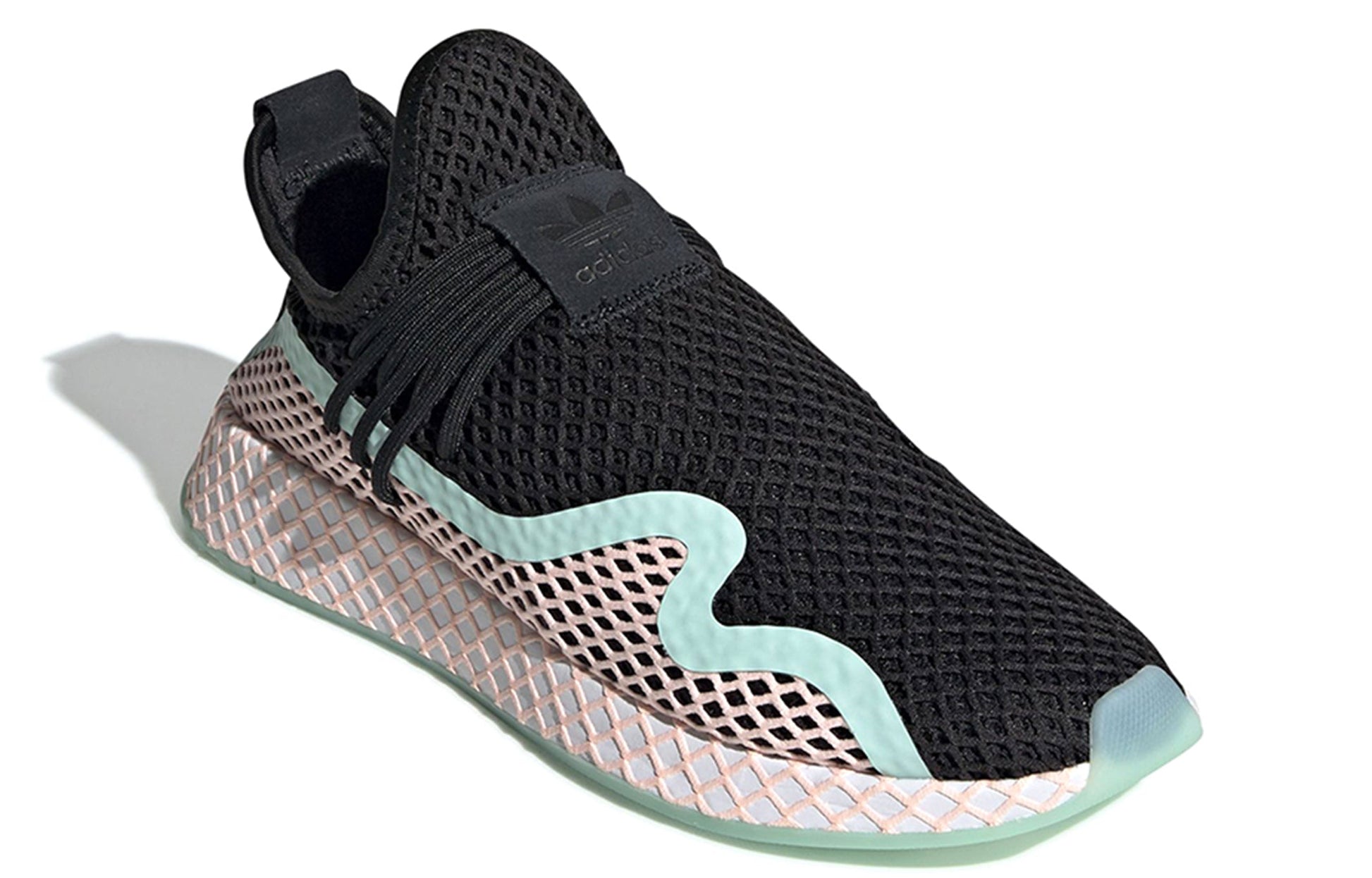 adidas Deerupt S 'Black Mint Orange' BD7880