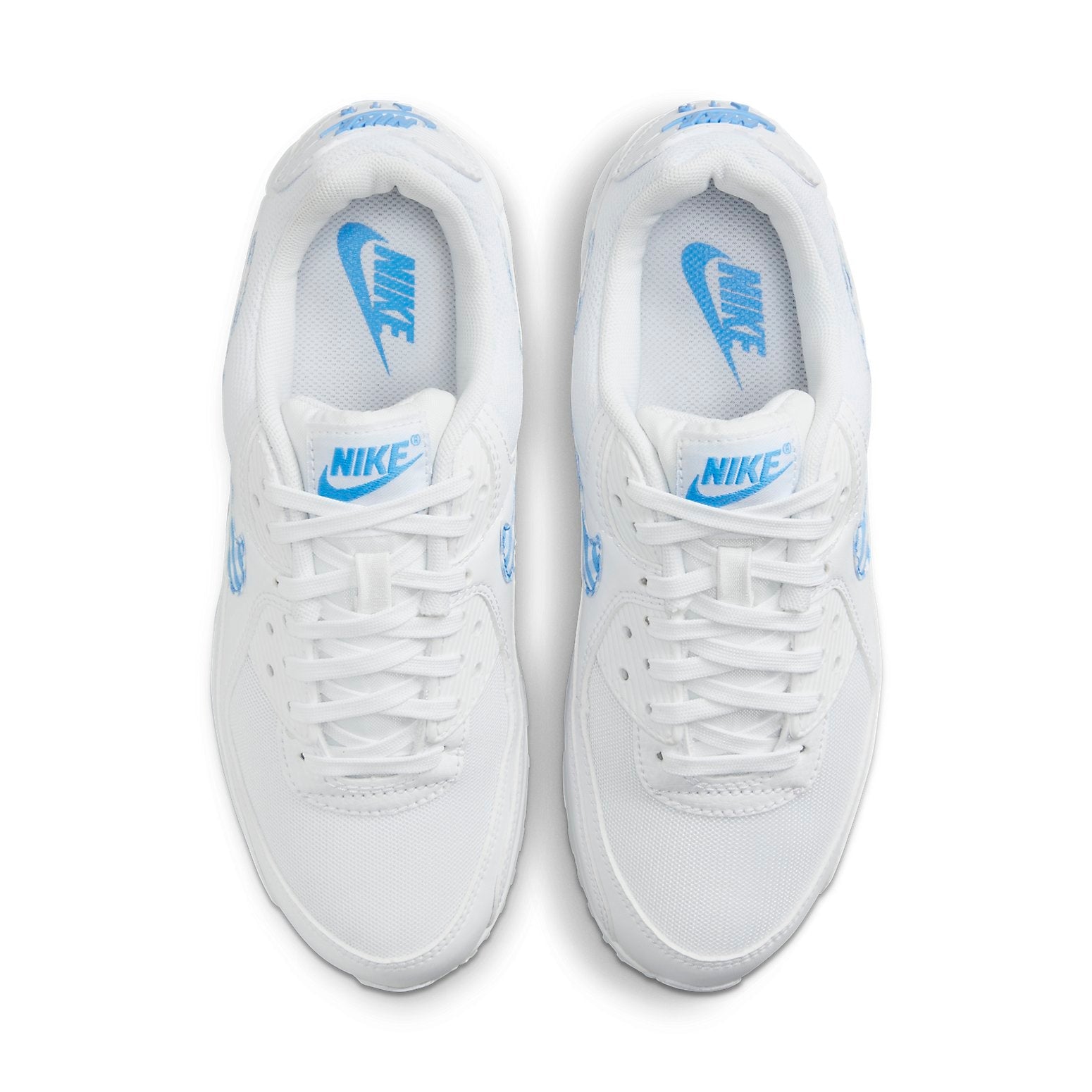 (WMNS) Nike Air Max 90 'Blue Gingham' FQ0207-100