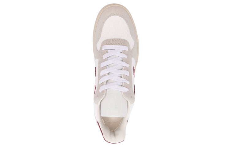 VEJA V-10 B-Mesh 'White Natural Marsala' VX0101314A