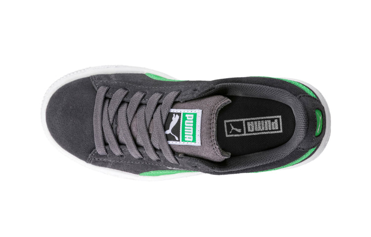 (PS) PUMA Suede Casual Shoes Grey/Green 360757-73
