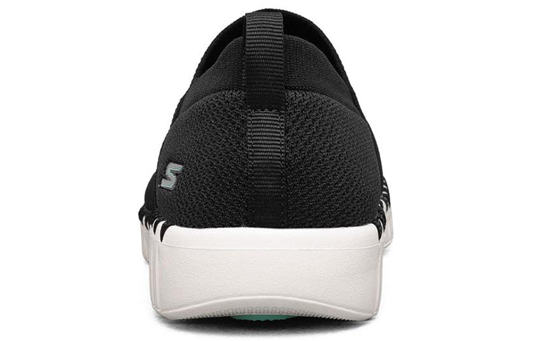 (WMNS) Skechers Go Walk Smart Running Shoes Black 124043-BKW