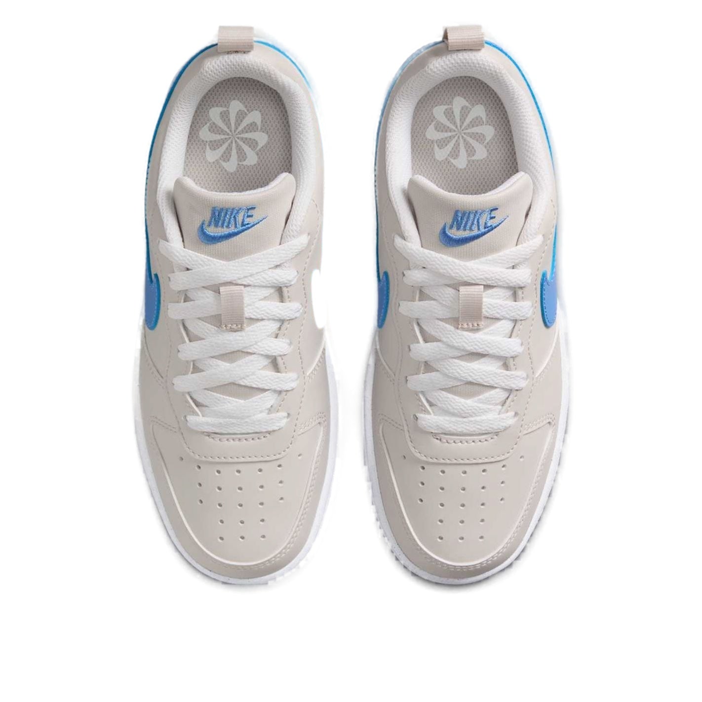 (GS) Nike Court Borough Low Recraft 'Light Allwood Brown Blue Beyond' DV5456-120