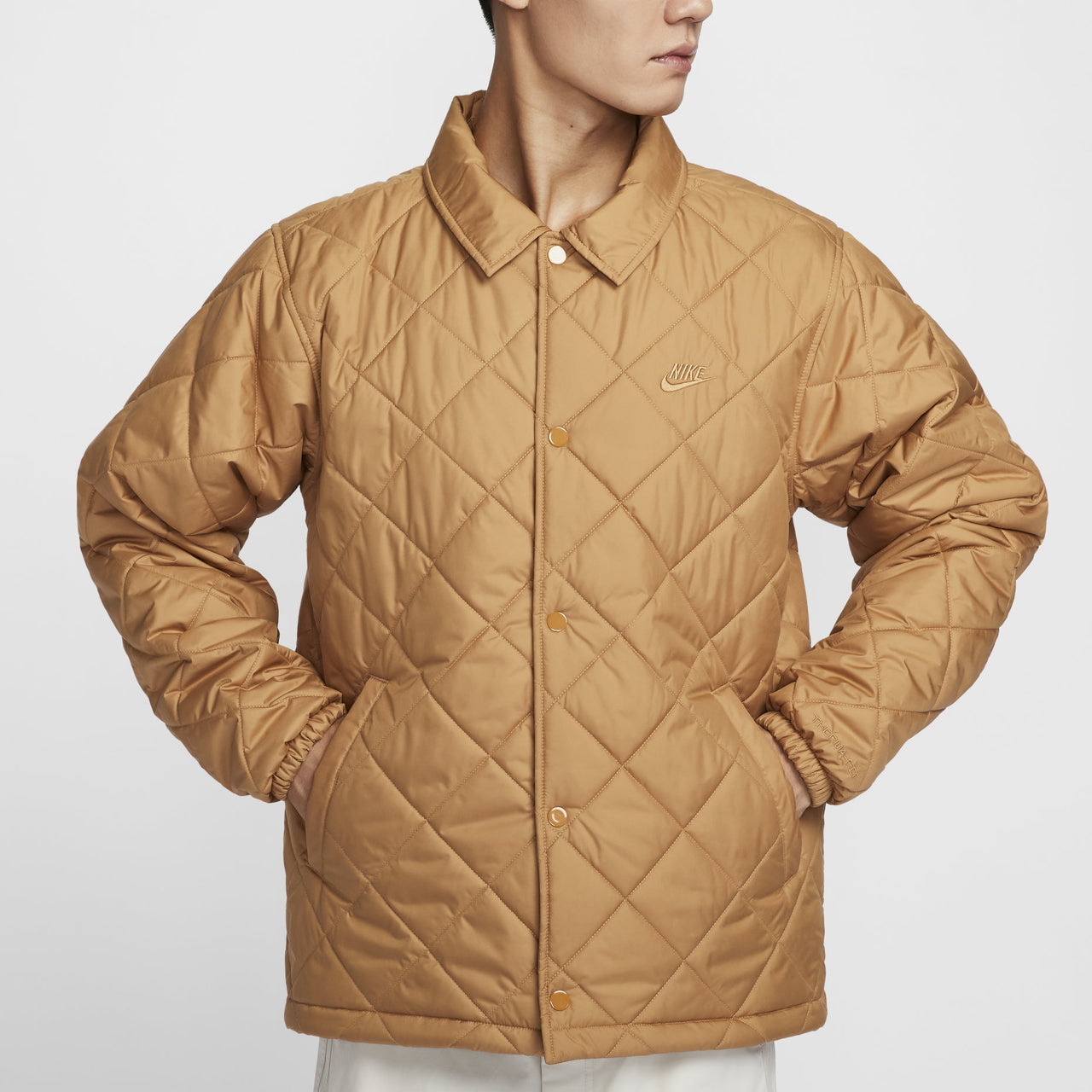 Nike Club Therma-FIT Jacket 'Brown' FZ0635-224