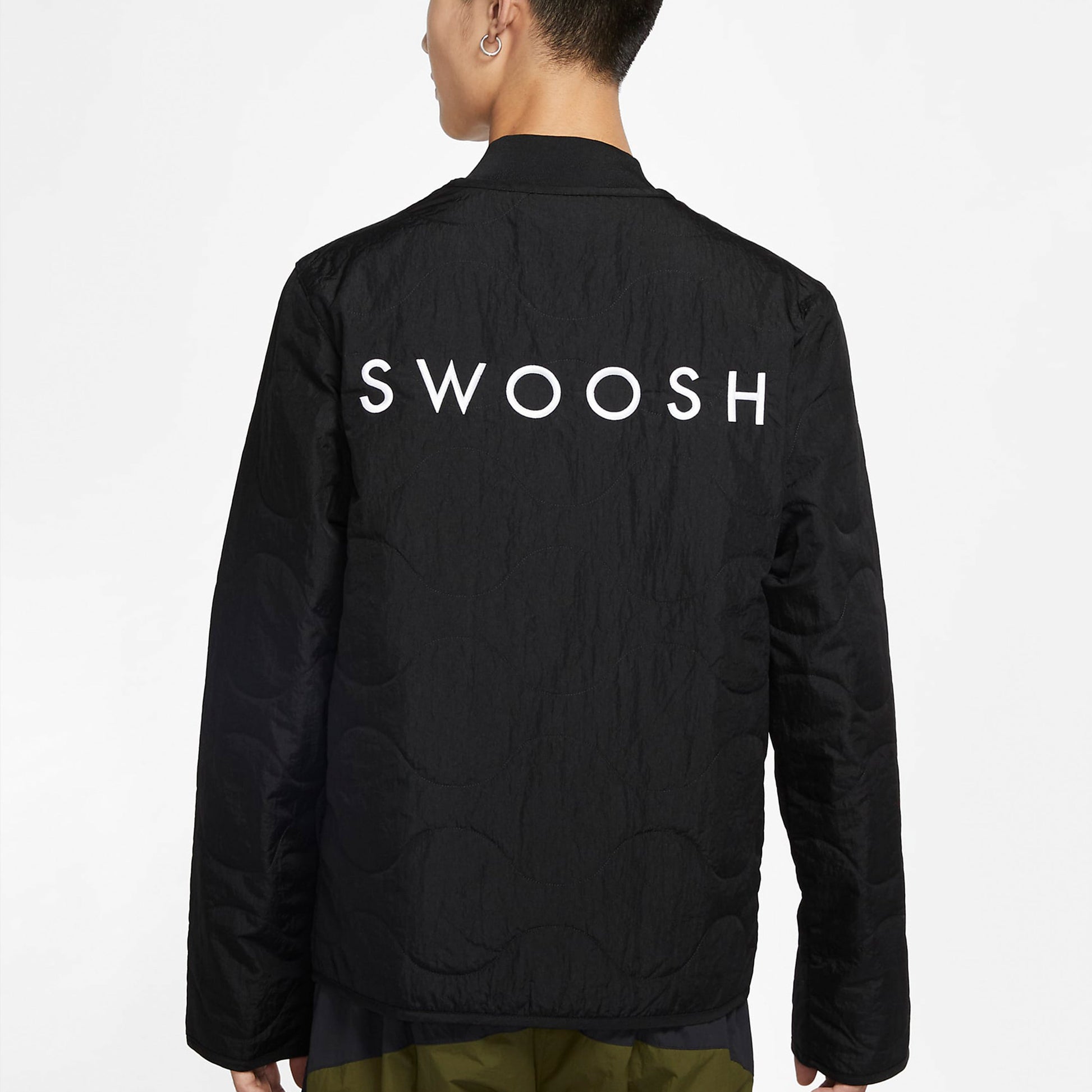 Nike Sportswear Double Swoosh Jacket Men Black CU3923-010