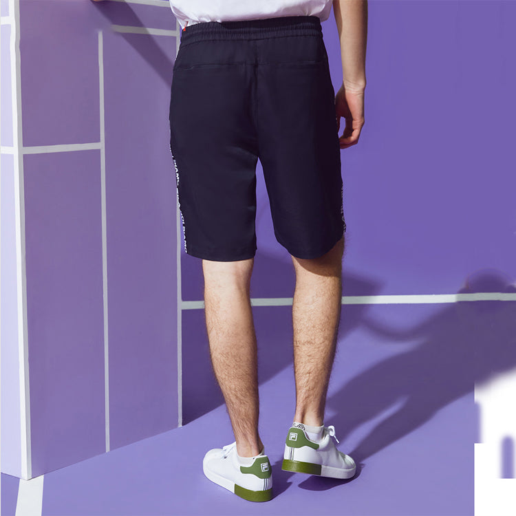 FILA Side Webbing Drawstring Shorts Black F11M021605F-BK