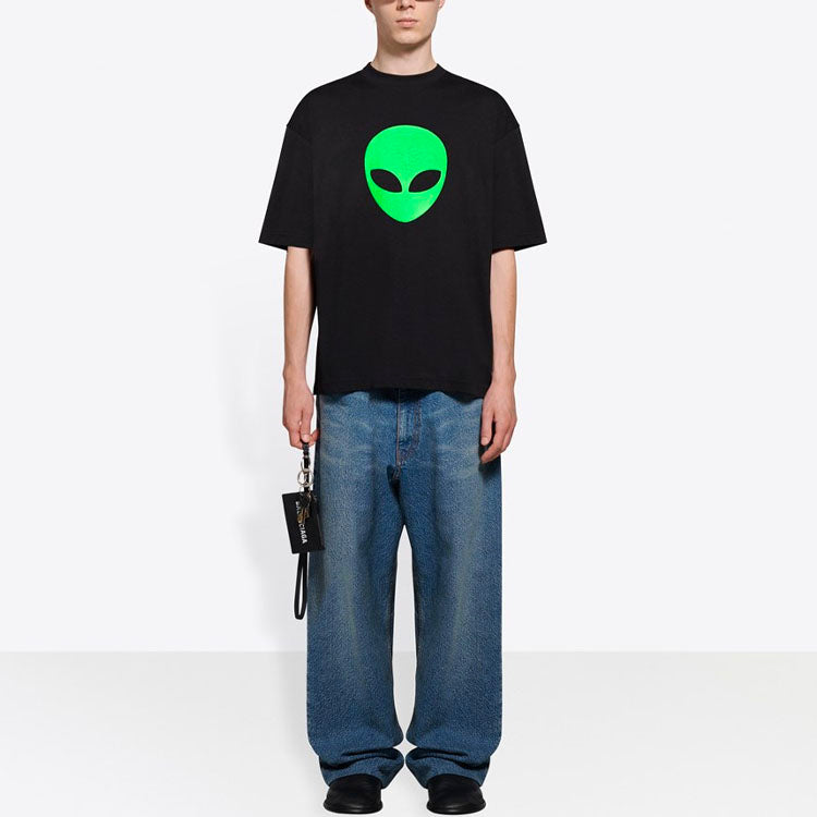 Balenciaga Men s Alien Medium Fit in Black 612966TJVK79113