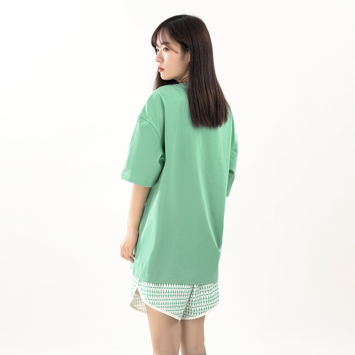 ASICS x 8ON8 Crossover Logo Sports Loose Round Neck Short Sleeve Couple Style Ocean Green 2203A122-300