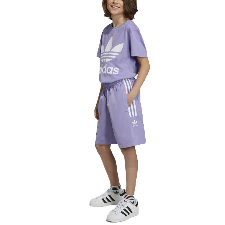 (GS) adidas Originals Adicolor Shorts 'Purple' IC6265