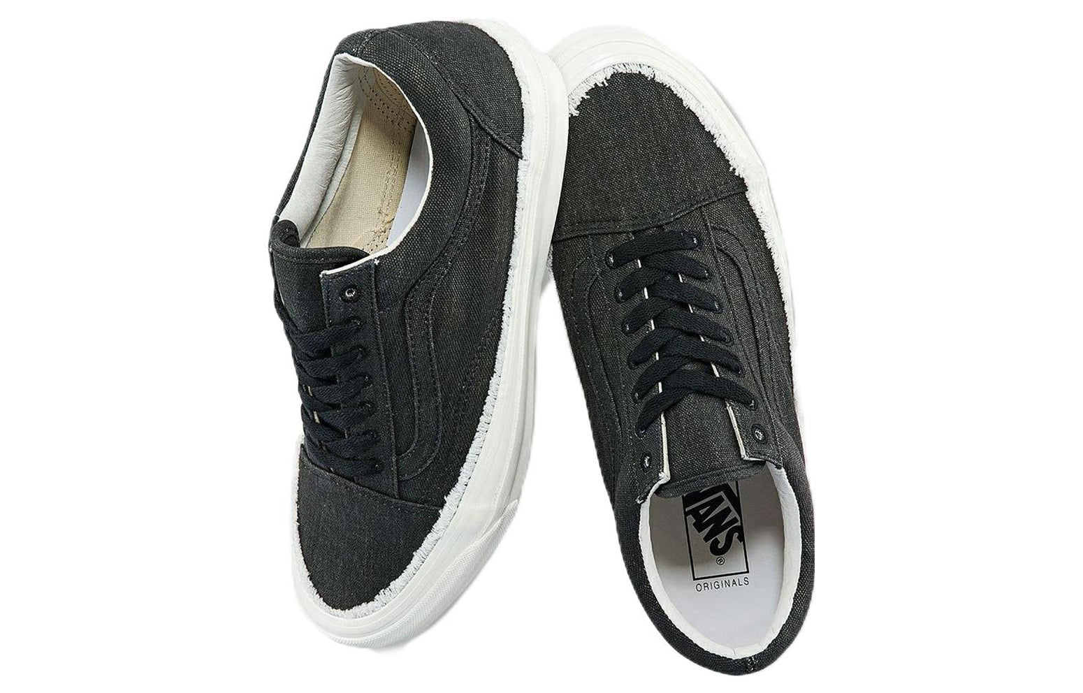 Vans OG Old Skool LX 'Raw Edge - Black' VN0A5FBEBLK