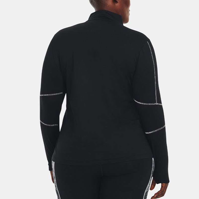 (WMNS) Under Armour Train Cold Weather 1/2 Zip Top 'Black' 1374396-001