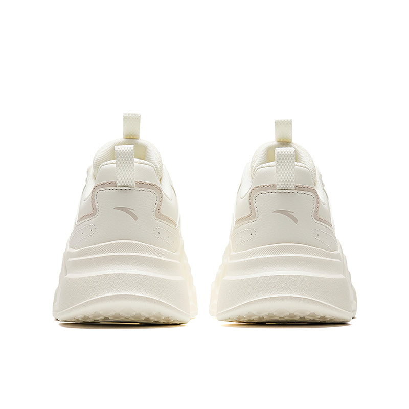 (WMNS) ANTA Platform Leather 'Ivory White Beige' 922328816-5