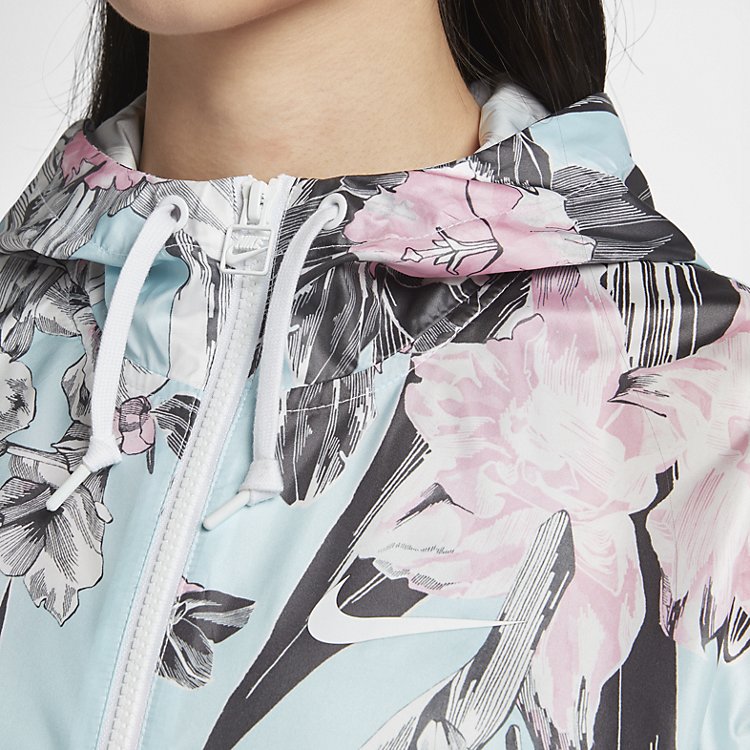 (WMNS) Nike Sportswear Jacket 'White Multi' AR5152-100