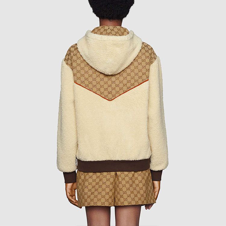 The North Face x Gucci GG Canvas Shearling Jacket 'Beige' 644582-XJC3T-2102