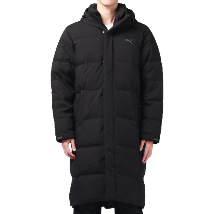 PUMA Long Down Jacket 'Black Grey' 932587-01