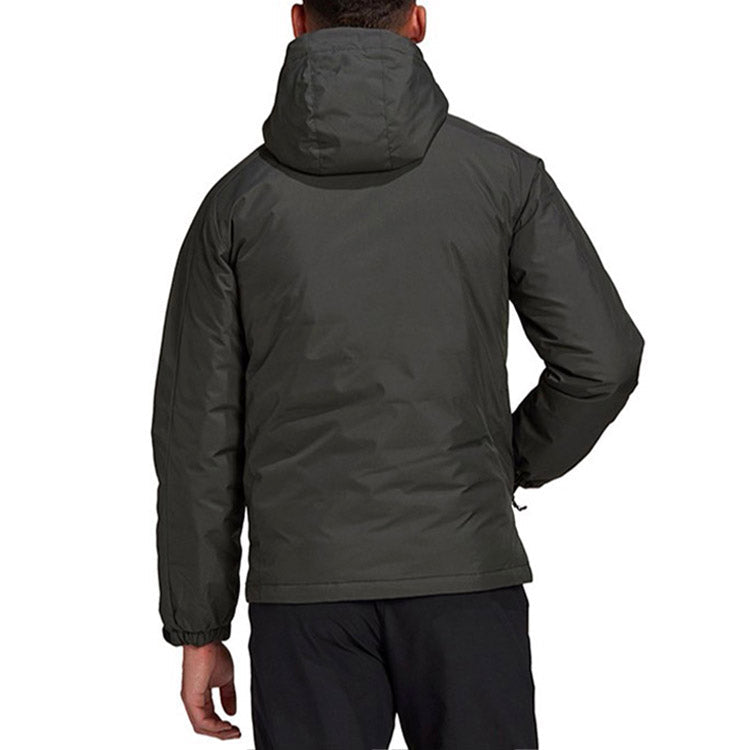 adidas 3st Down Jkt Windproof Stay Warm hooded down Jacket Gray GF0097
