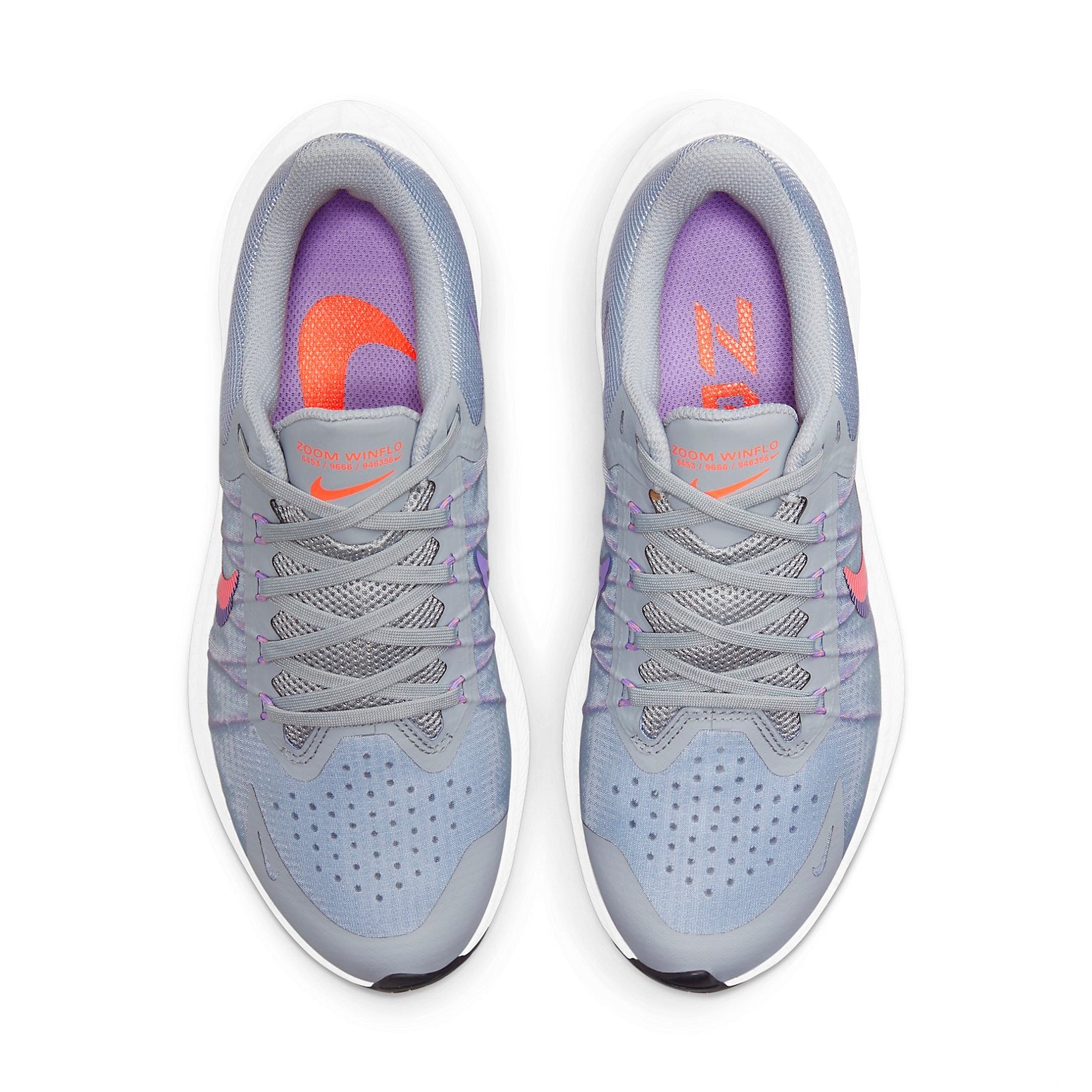 (WMNS) Nike Air Zoom Winflo 8 'Wolf Grey Atomic Orange' CW3421-006