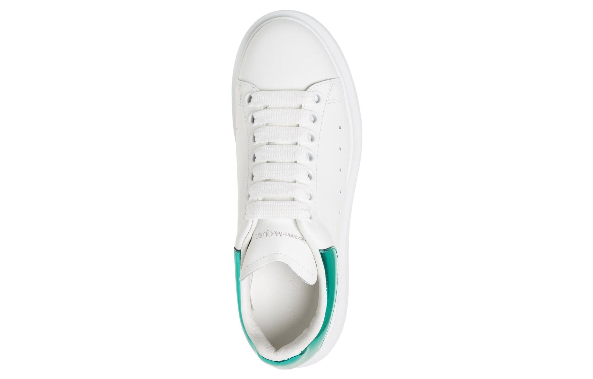 (WMNS) Alexander McQueen Oversized Sneaker 'White Emerald' 676702WICGG9079