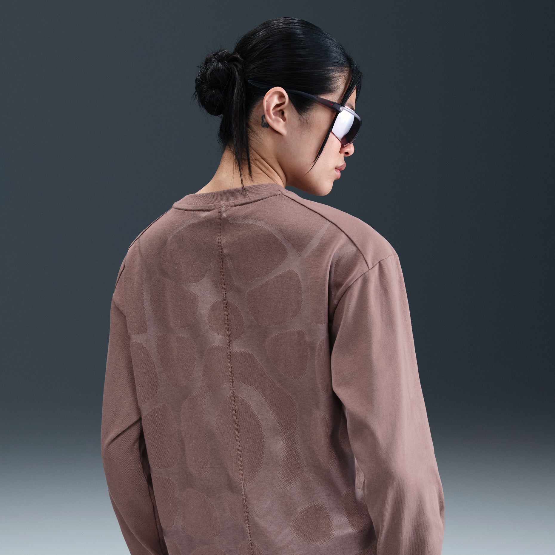 Nike ISPA Long Sleeve T-shirt Asia Sizing 'Smokey Mauve' HJ9087-208