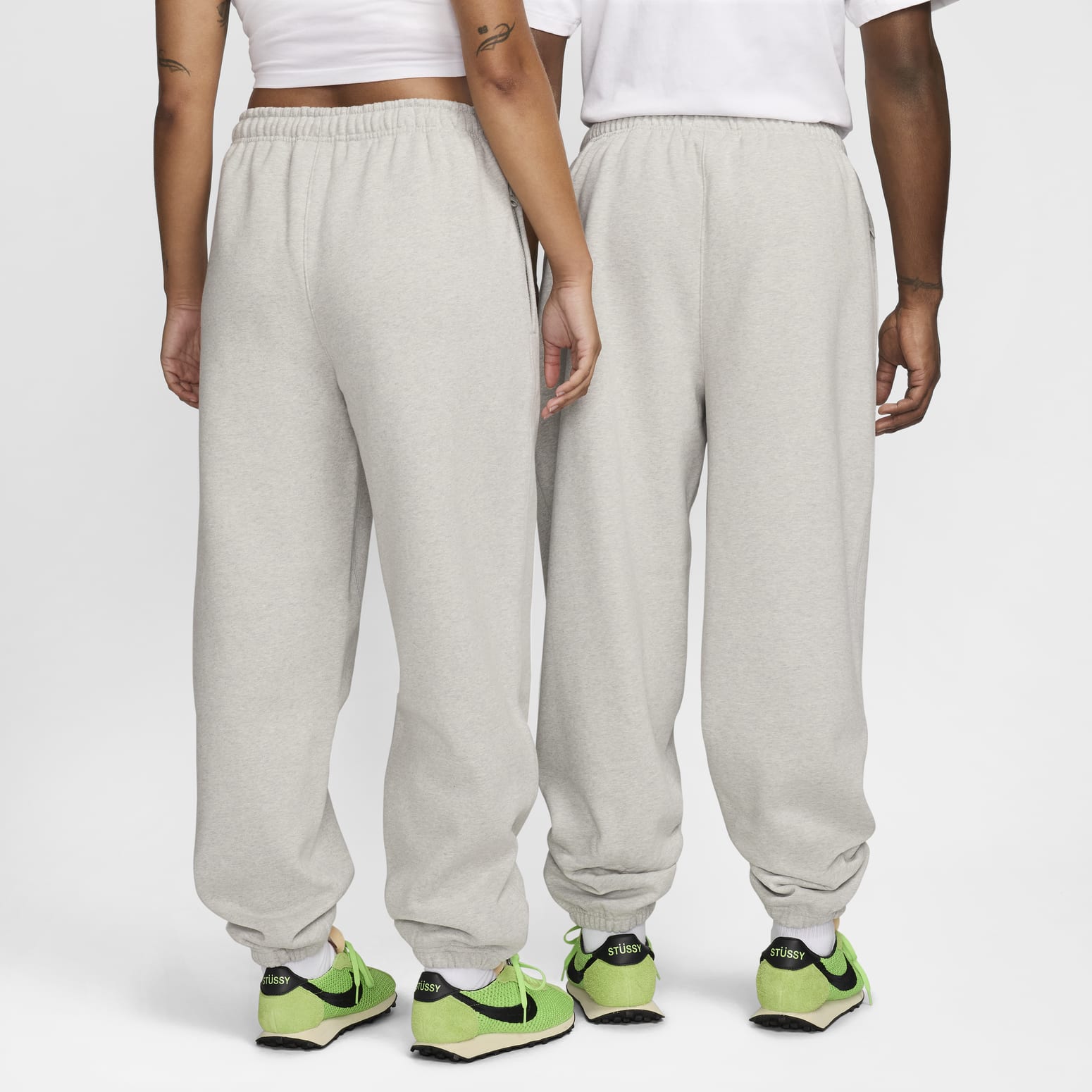 Nike x Stussy SS24 Sweatpants 'Grey Black' FN5231-050