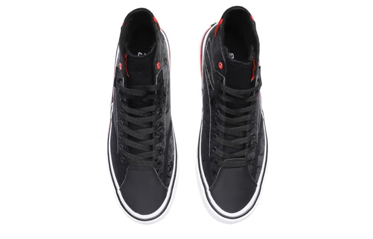 Li-Ning Canvas Hi Shoes 'Black Red' AECR007-1