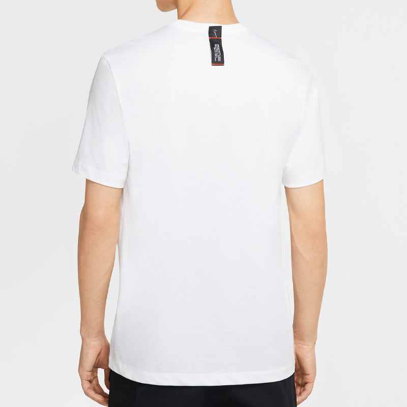 Nike Alphabet logo Printing Short Sleeve White CD1307-100