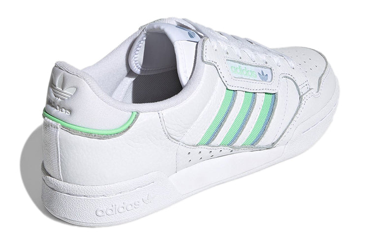 (WMNS) adidas Continental 80 Stripes 'White Green' H06590