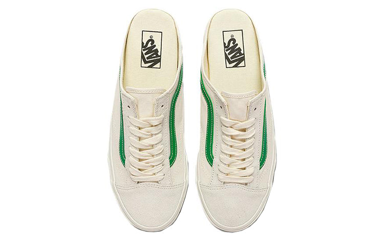 Vans Style 36 Mule Low Tops Casual Skateboarding Shoes Unisex White Green VN0A7Q5YRFX