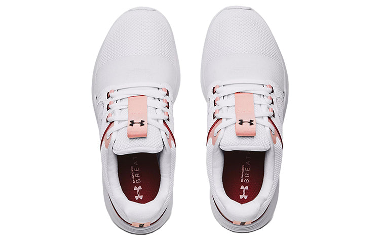 (WMNS) Under Armour Charged Breathe Bliss 'White Retro Pink' 3024148-102