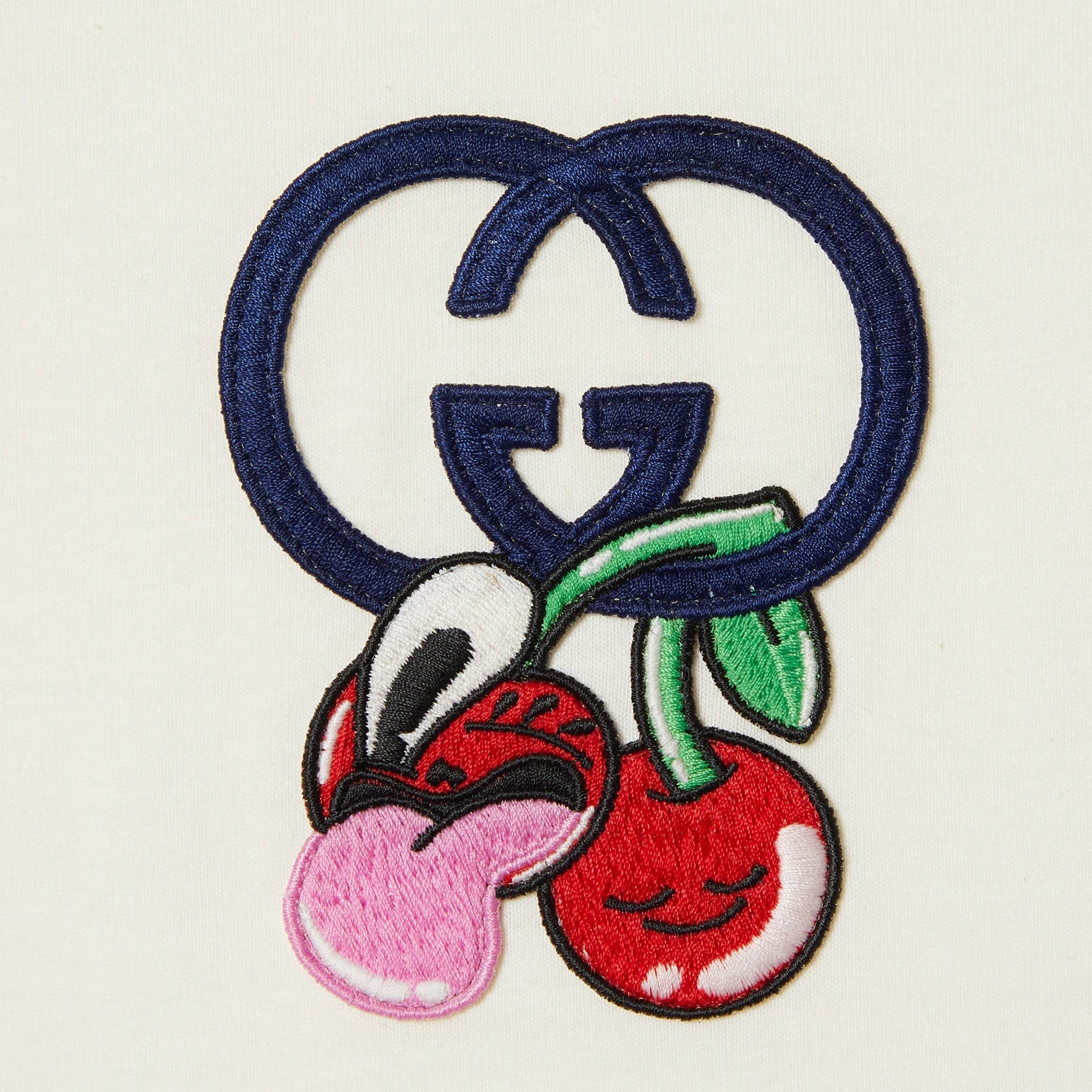 Gucci Cotton Jersey T-Shirt With Patch 'Off White' 785345-XJGIK-9088