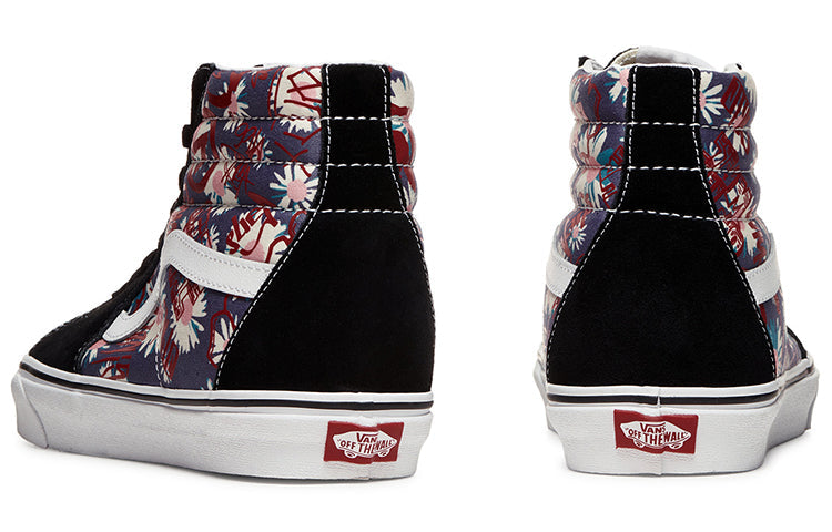 Vans SK8-HI Flowers Graffiti Unisex 'Black Blue Red' VN0A4BV61JA