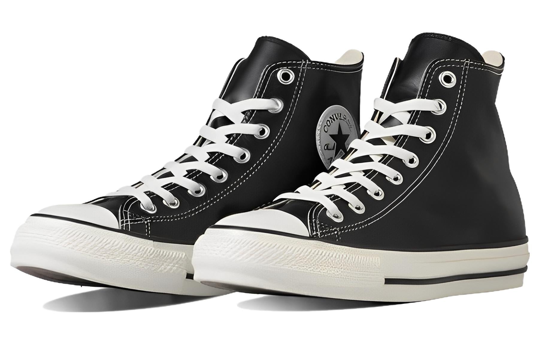 Converse All Star Olive Green Leather High Top 'Black' 31309180