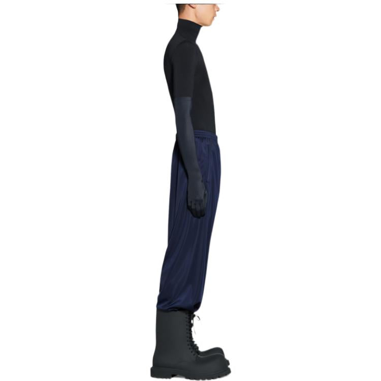Balenciaga Drop-Crotch Trackpants 'Navy' 725470TNV074100