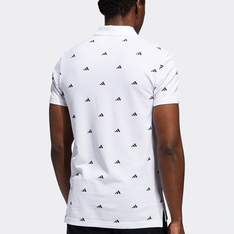 adidas Must Haves Allover Print Polo White FT2800