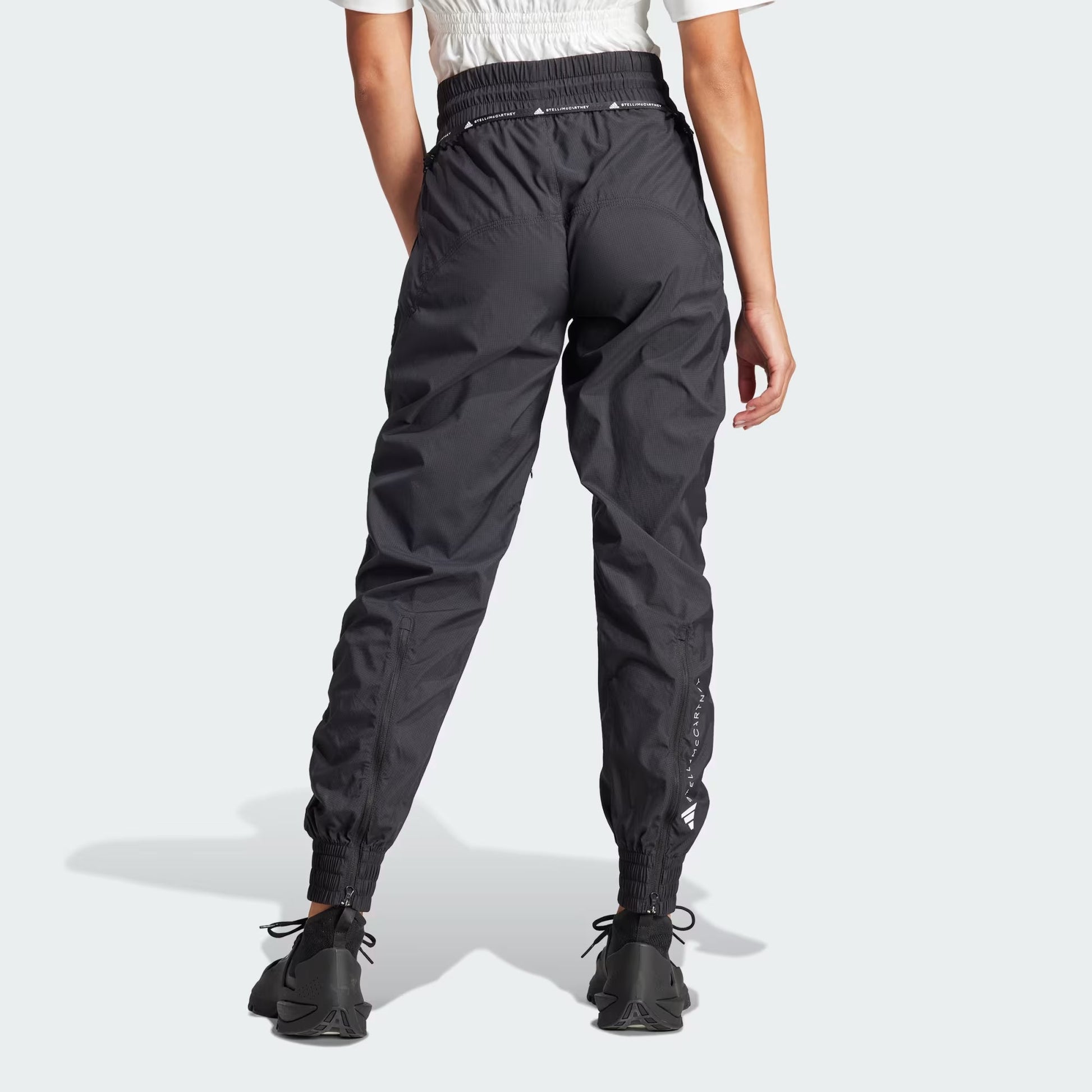 (WMNS) adidas By Stella McCartney Truecasuals Woven Joggers Asia Sizing 'Black' IT2663
