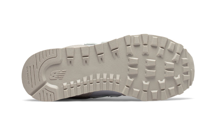 New Balance Kids' 574v1 Lace-up Sneaker Beige/Green PC574SCE