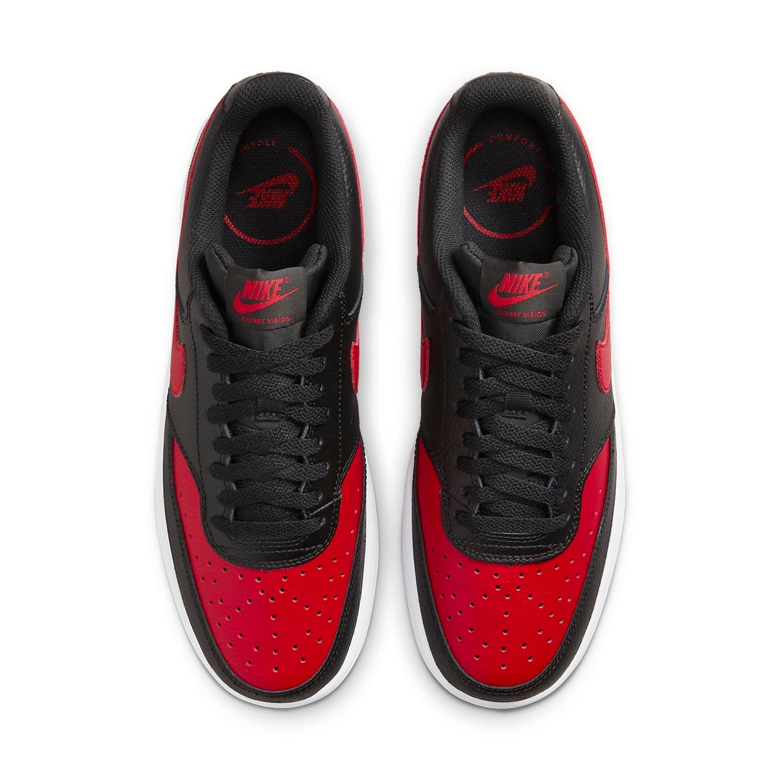 Nike Court Vision 1 Low 'Black Red' DV6488-001