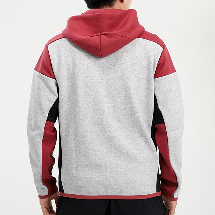 adidas Zne Fz Sports Colorblock Hooded Jacket light grey GM6536