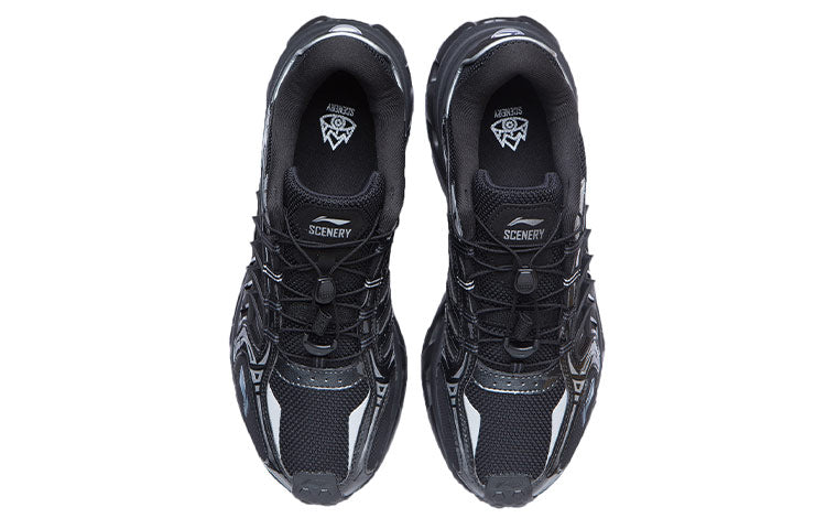 Li-Ning Scenery Low 'Black Silver' AGLR079-2