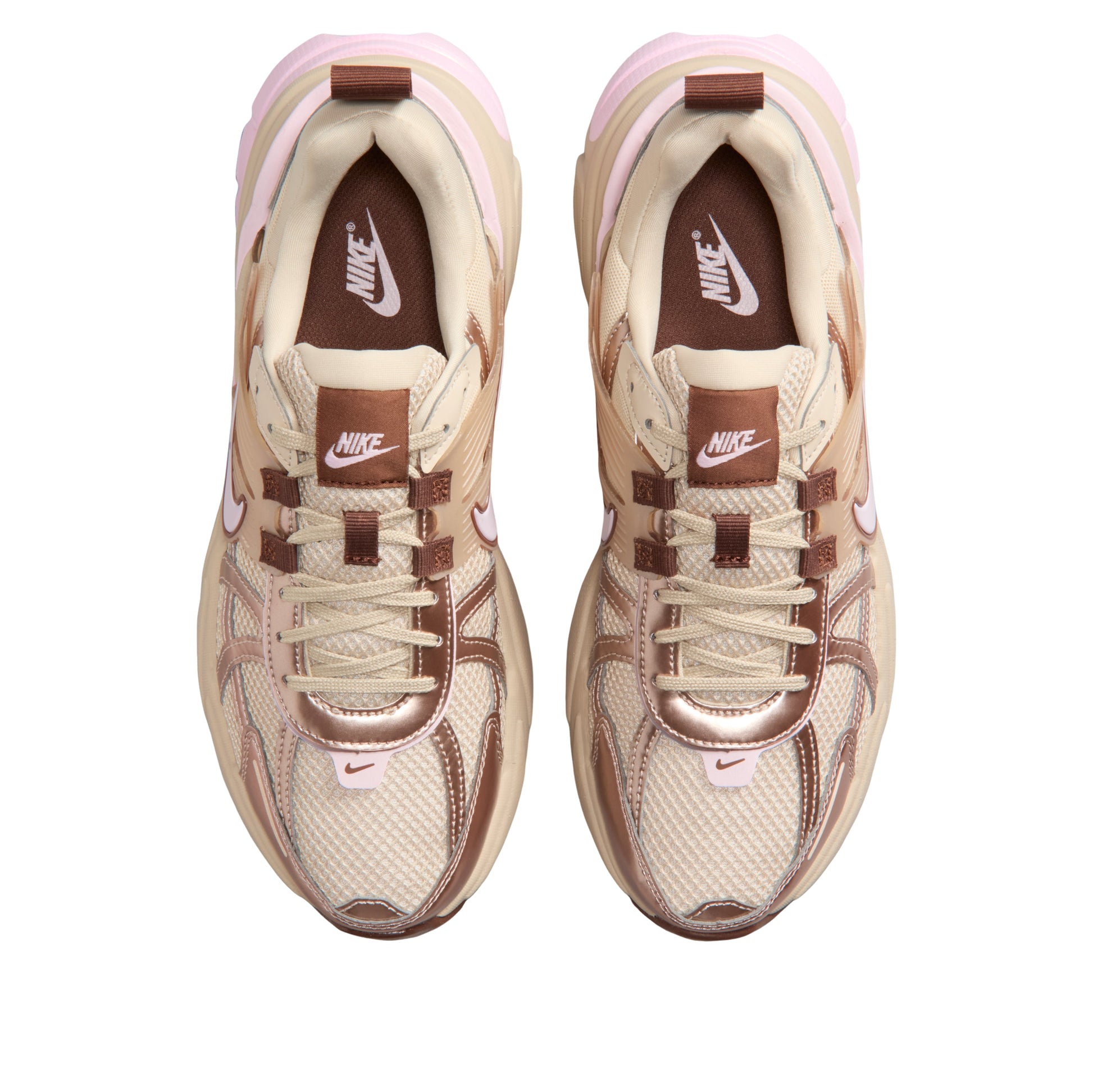 (WMNS) Nike V2K Run 'Sanddrift Fauna Brown Pink Foam' FD0736-115