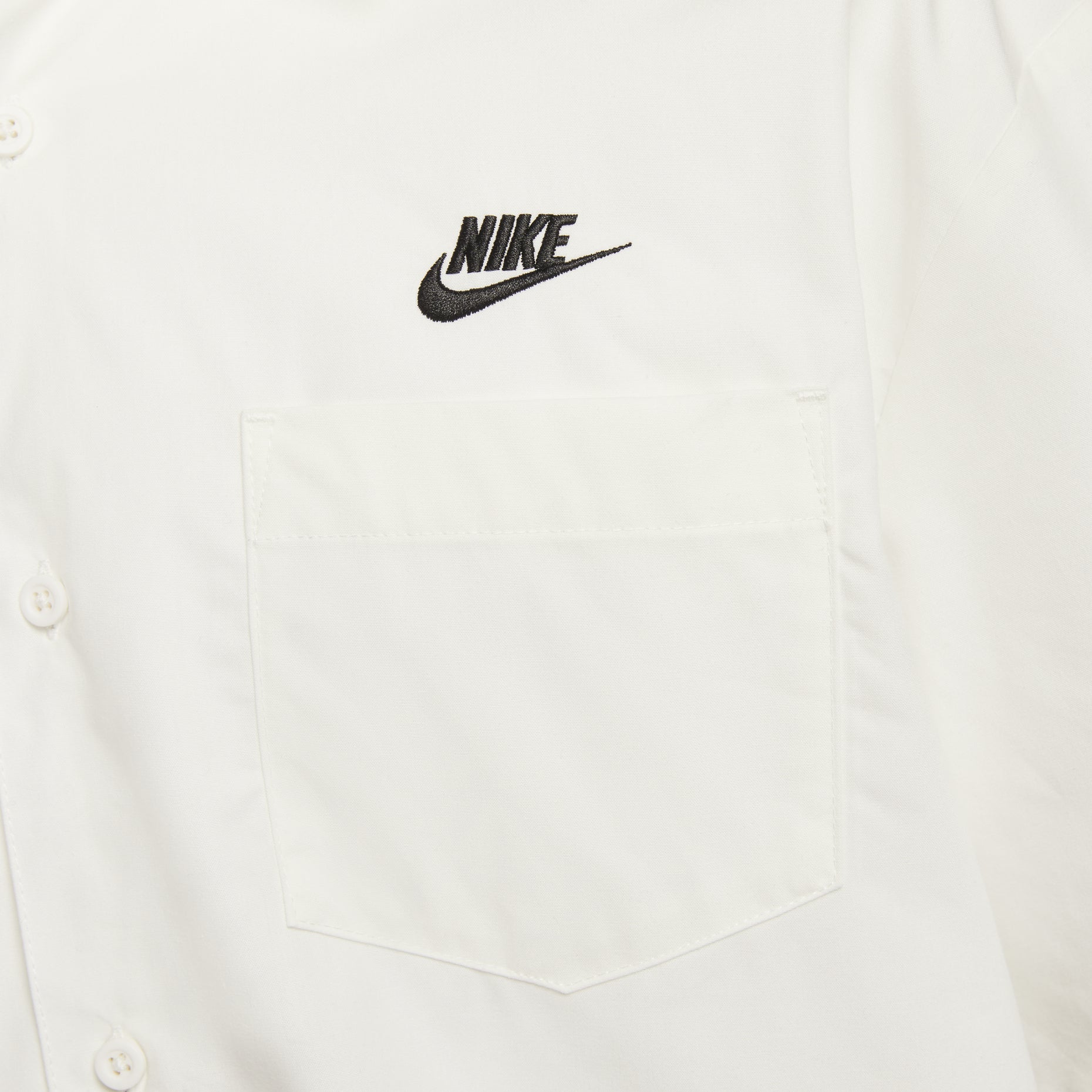 Nike Club Short Sleeve Oxford Button-Down Shirt Asia Sizing 'Sail' FN3903-133