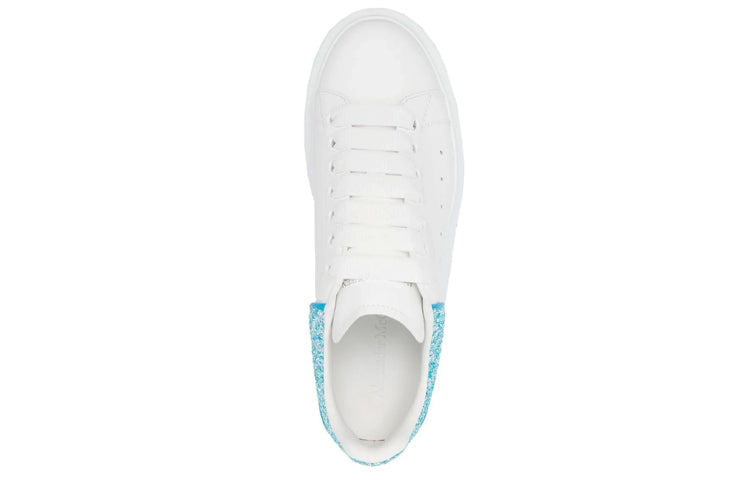 (WMNS) Alexander McQueen Oversized Sneaker 'New Cerulean Blue Glitter' 558945WIBNE9761
