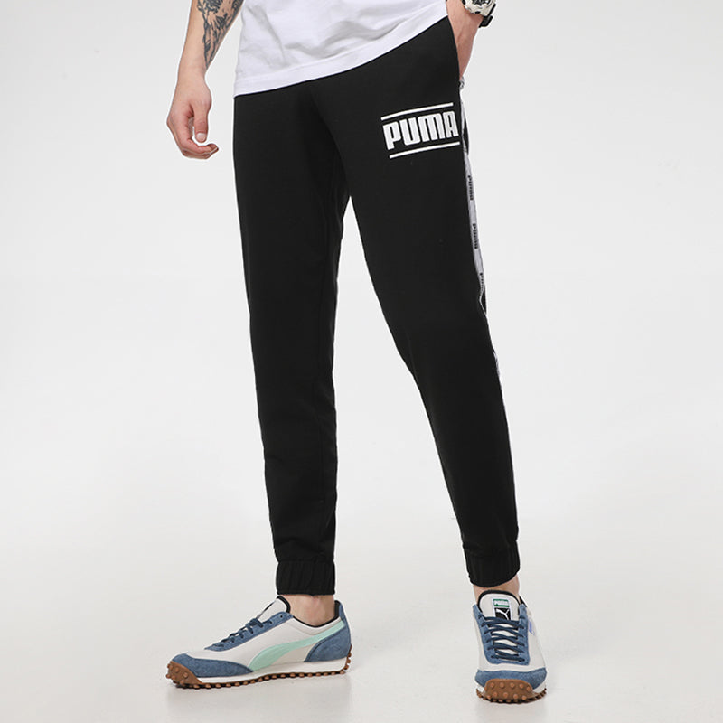 PUMA SS21 Logo Sports Pants 'Black' 847589-01