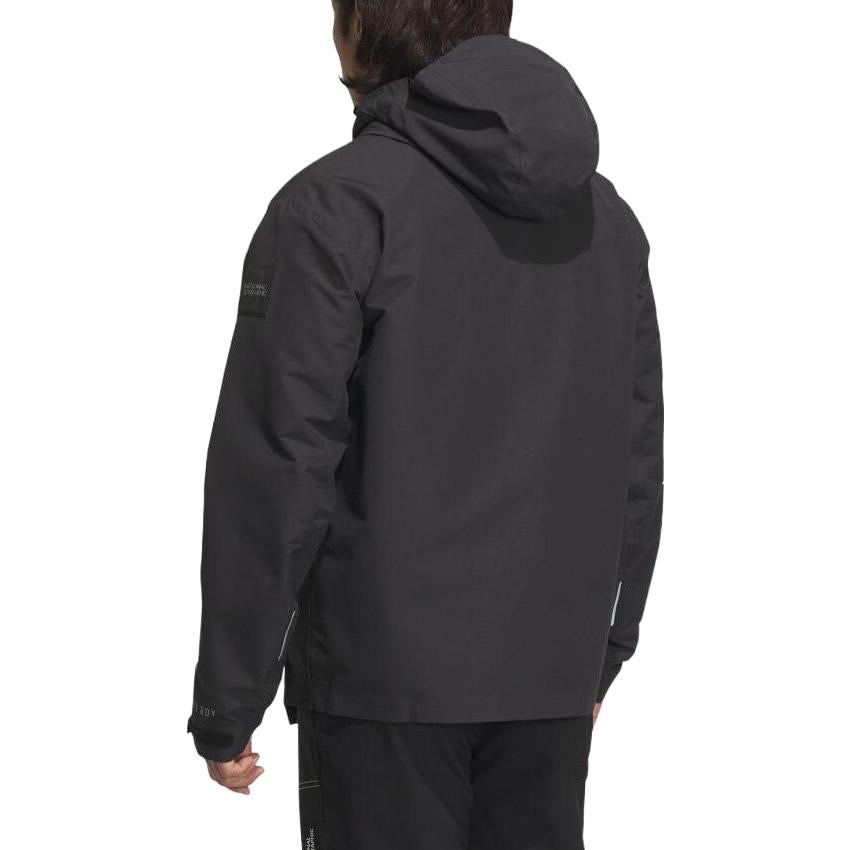 adidas National Geographic RAIN.RDY Three-In-One Jacket 'Black' IL8959