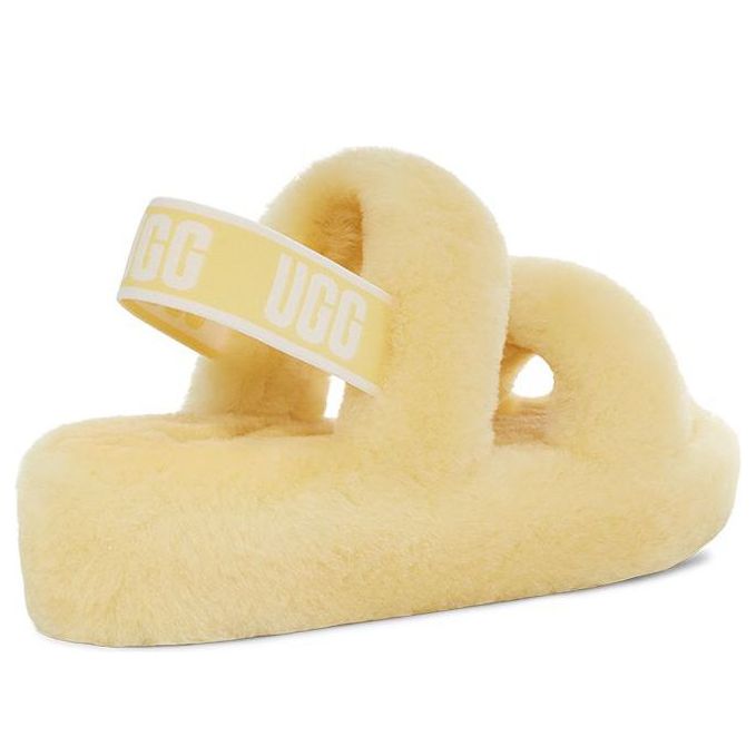 (WMNS) UGG Oh Yeah Slide 'Yellow' 1107953-BPDD
