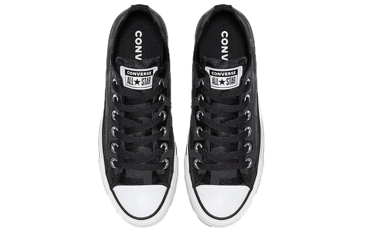 (WMNS) Converse Chuck Taylor All Star Low Top Canvas 'Black White' 565437C