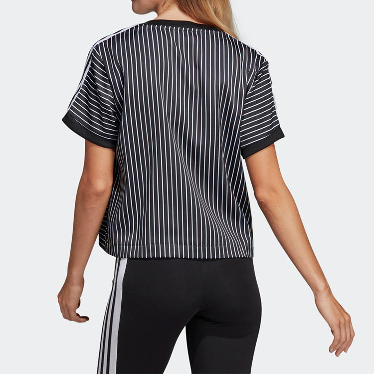 (WMNS) adidas originals 3 Stripes Printing Black DU9869