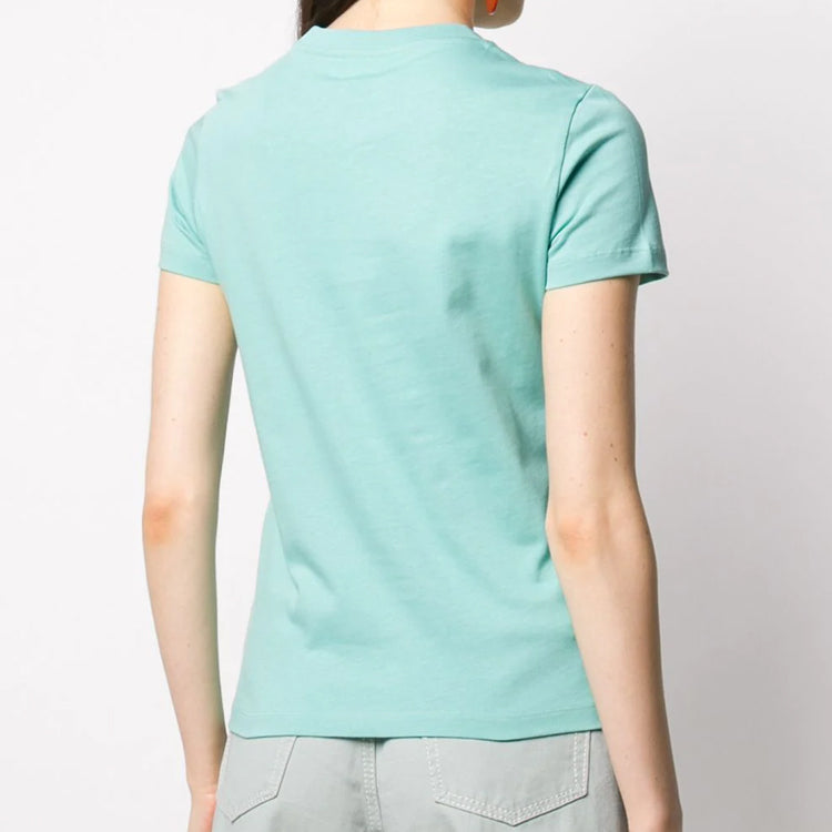 KENZO Multicolor Alphabet Logo Short Sleeve Blue Green FA5-2TS821-936-60
