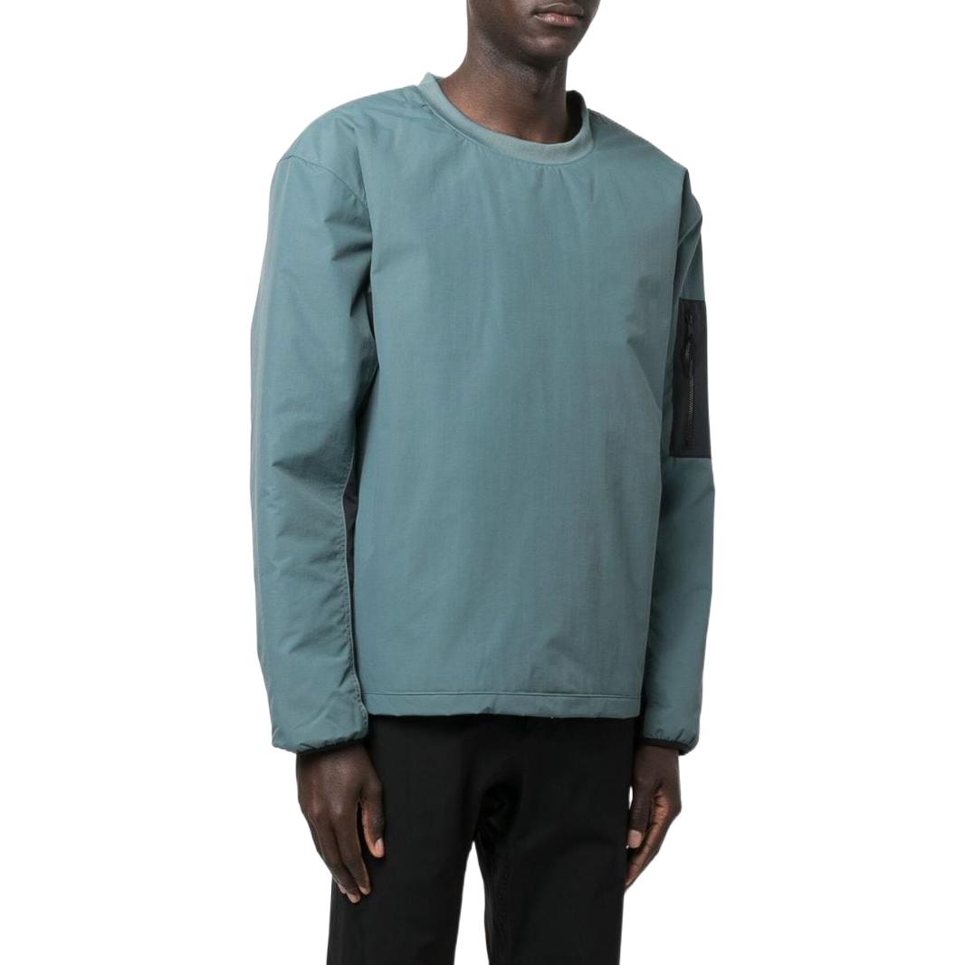 Nike Splicing Design Sleeve Pocket Detail Pullover Round Neck Pullover Long Sleeves Hoodie Men's Navy Blue DC9656-387