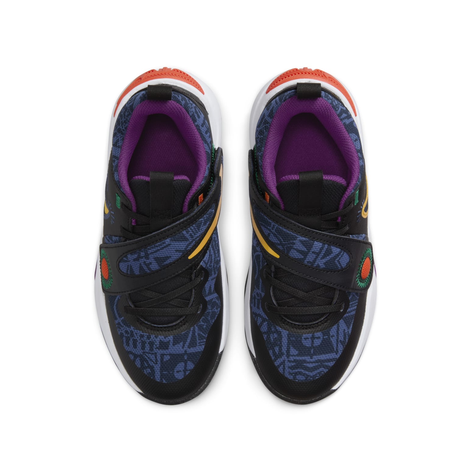 (GS) Nike Team Hustle D 11 'Black Mystic Navy Gold' FQ7375-001