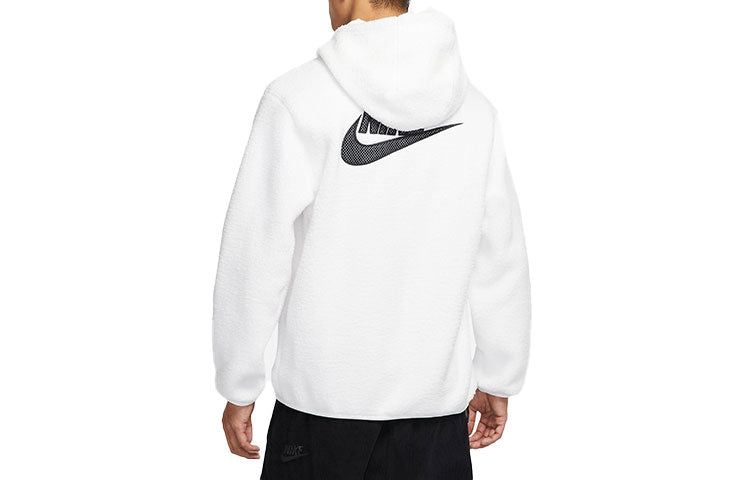 Nike Sportswear Sport Casual Sports Breathable Fleece Pullover 'White' DD5014-100